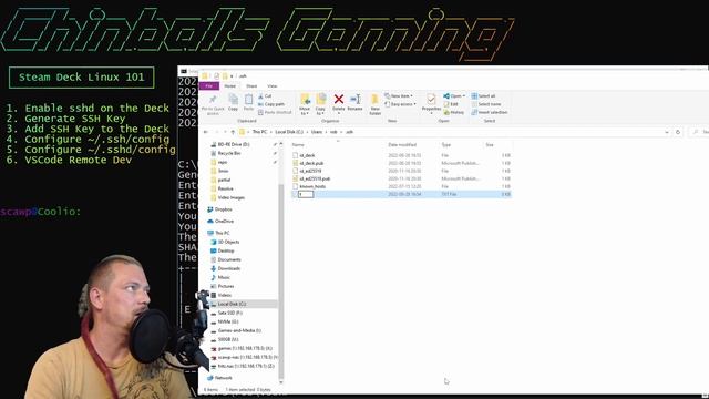 Steam Deck Linux 101 - ssh, sshd, keygen, configs & VSCode смотреть онлайн
