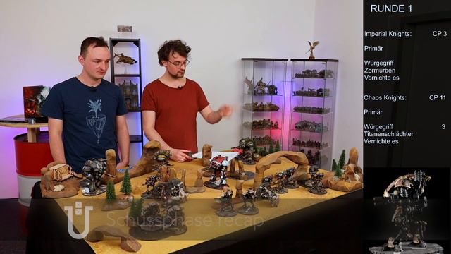 14 Chaos Knights vs. 4 Imperial Knights – 40K Battle Report смотреть онлайн