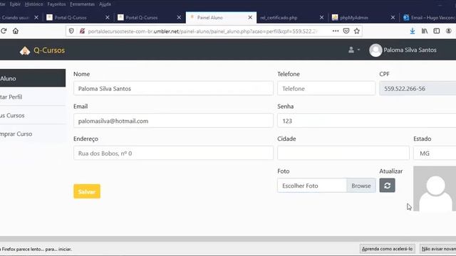 PORTAL DE CURSOS EAD - PHP7 E MYSQLI смотреть онлайн