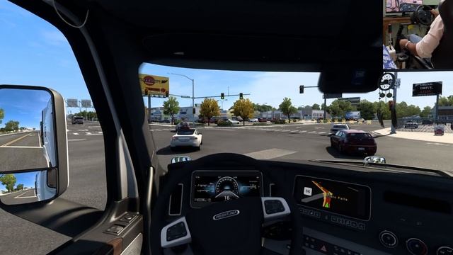 Freightliner Cascadia - Delivering Grain to the Train | American Truck Simulator | Thrustmaster TX смотреть онлайн