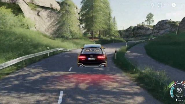 Audi RS6 Avant 2020 - Farming Simulator 2019 [FS 19 LS 19 Car Mod]