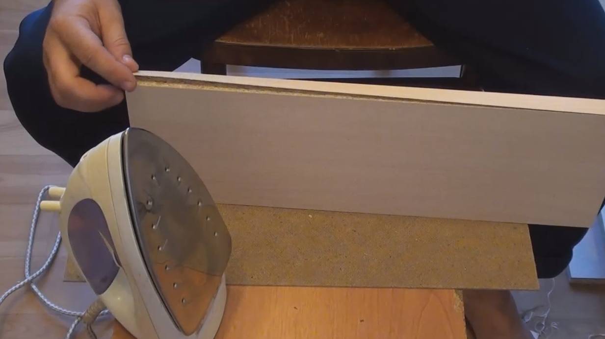 Кромление ДСП без станка