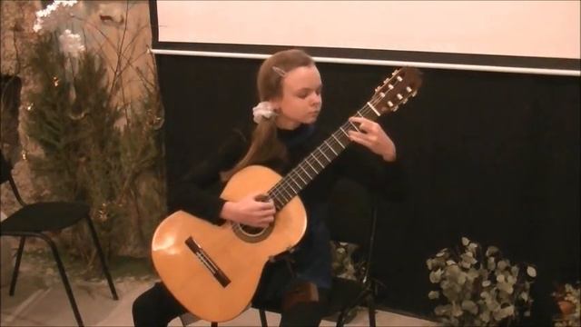 Ф.Карулли, Соната Ре мажор ор.21 II, III части, исп. Бестигольникова Таня (12 лет) смотреть онлайн
