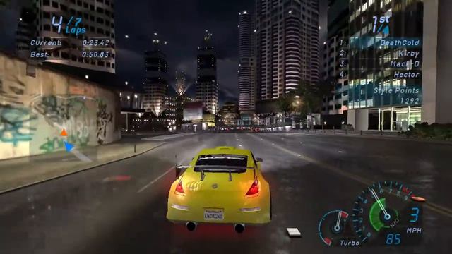 Need for Speed Underground | Nissan 350Z | PC Gameplay смотреть онлайн