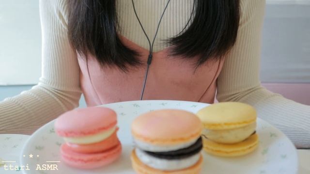 [ASMR] 마카롱?먹으면서 음식이상형월드컵?⚽ 1시간수다? / 속삭임asmr / Whispering / Eating Sound / 화이트데이?