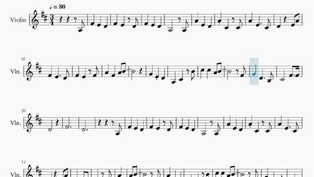 SUPER EASY Violin Sheet Music: How to play Le Festin by Camille смотреть онлайн