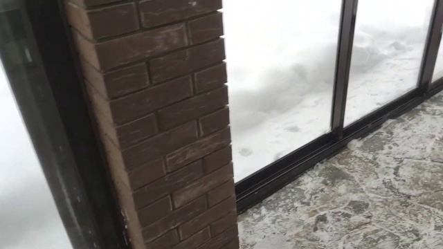 Зимний монтаж остекления веранды. Новая Москва. смотреть онлайн