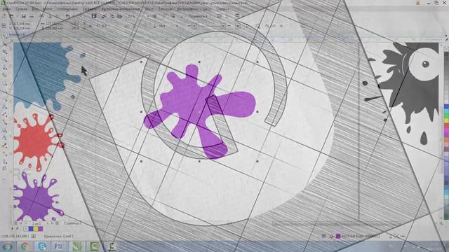 НАУЧУ РИСОВАТЬ В КОРЕЛЕ. КАК НАРИСОВАТЬ КЛЯКСУ? ДВА СПОСОБА. КОРЕЛ. COREL DRAW смотреть онлайн
