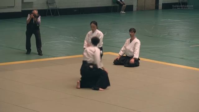 56-я Всеяпонская демонстрация айкидо (2018). Йоко Окамото