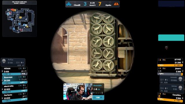 КРАСИВЫЙ КАМБЕК!! - Cloud9 vs Apeks - ДОРОГА ДО МАЖОРА | PGL CS2 Major Copenhagen 2024 смотреть онлайн
