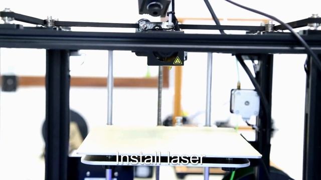 Creality Ender-4 3D Print And Laser Engraving!