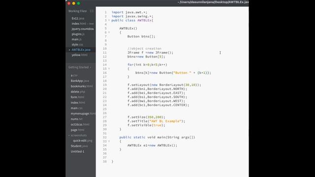 Java GUI Programming Layout Managers смотреть онлайн