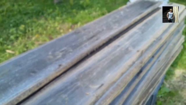 Беседка из сарая. Построить беседку можно, а создать нужно уметь. Подшивка, покраска потолка. смотреть онлайн