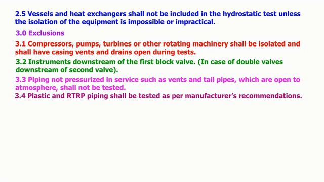 Piping hydrotest procedure.part 1_2 смотреть онлайн