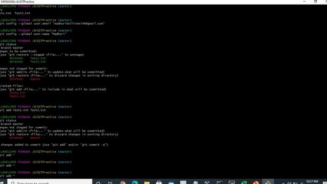 Git basic commands in Telugu смотреть онлайн