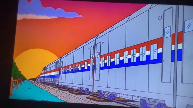Amtrak Train hits Simpson Car смотреть онлайн