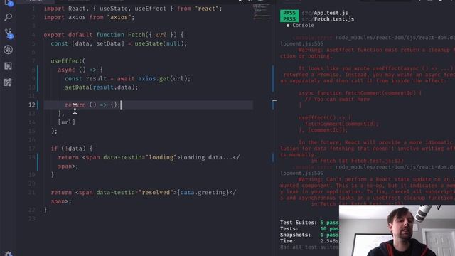 The useEffect hook and its lifecycle смотреть онлайн
