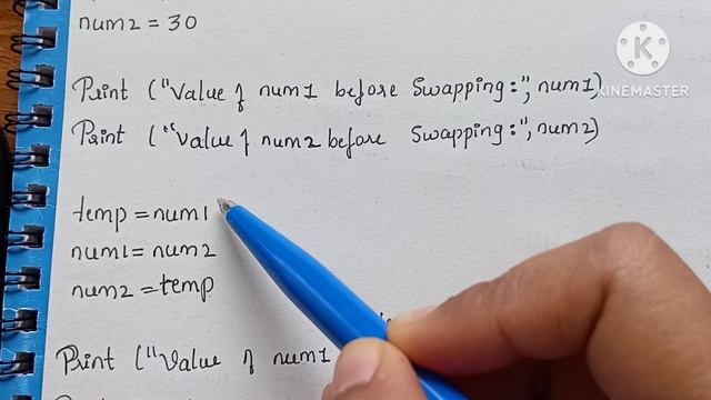 How to write swap 2 number.detail explanation in Kannada .python program... смотреть онлайн
