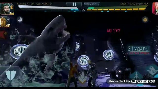 injustice 2 mobile Рейд 6 Аквамен КА - Ф1,Ф2 (первый заход) смотреть онлайн