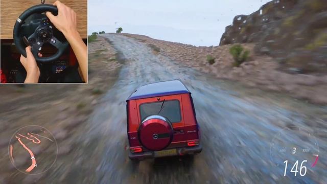 mercedes g65 amg _ forza horizon 5 |logitech g920 steering wheel смотреть онлайн