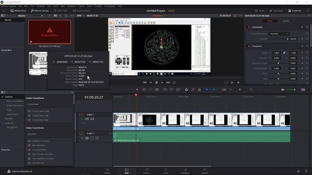 DaVinci Resolve Media Offline Frames / Project Tutorial смотреть онлайн