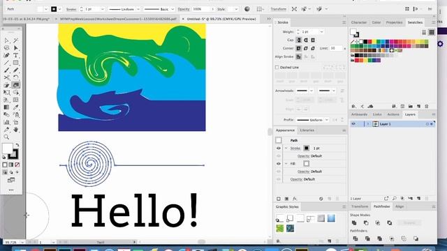 How to use the Warp, Twirl, Pucker, and Bloat Tools in Adobe Illustrator CC смотреть онлайн