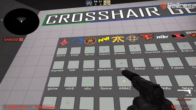 КАК ПОСТАВИТЬ СВОЙ ПРИЦЕЛ В CS:GO // КАК НАСТРОИТЬ ПРИЦЕЛ В CS:GO? + Карта для настройки прицела смотреть онлайн