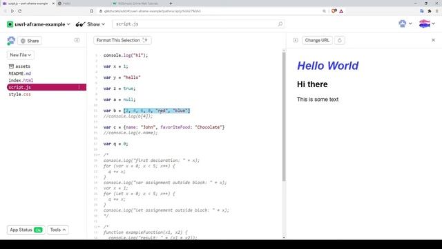 Intro to WebXR and A-Frame Part 2: Using Glitch.com, HTML, and Javascript смотреть онлайн