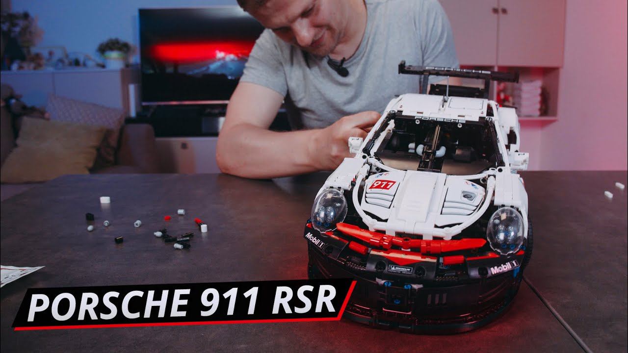 Собираем Порше 911 своими руками из набора Лего Техник 42096. Porsche 911 RSR | Наши тесты