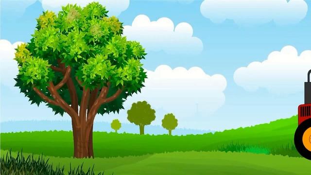 Мультик для малышей. Трактор везет киндер сюрпризы с животными смотреть онлайн