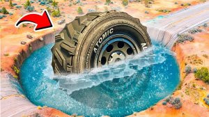 ПРОЕХАЛ ОГРОМНУЮ ЛУЖУ НА КОЛЕСЕ В ГТА 5 МОДЫ! ЭКСПЕРИМЕНТ ОБЗОР МОДА GTA 5 MODS ОНЛАЙН