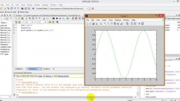 как сохранить графики в Simulink ,how to save graph from scope in Simulink