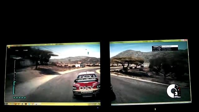 Dirt 3 on DUAL monitors maxed out on Radeon HD 6850 1GB and Core i5 2500k смотреть онлайн