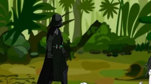 Дарт Вейдер против Команды Джейсона, Хищника, Чужого, Пеннивайза, Призрачного Лица, Майкла. Анимация