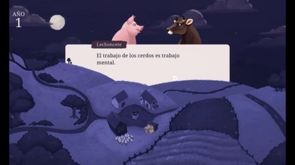 ORWELLS ANIMAL FARM gameplay español - GESTIÓN POLÍTICA... ANIMALÍTICA