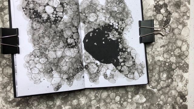 Blowing Ink Bubbles - Inktober "Shattered" смотреть онлайн