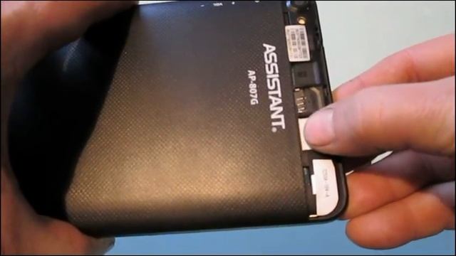 Планшет Assistant AP-807G - установка сим карты смотреть онлайн