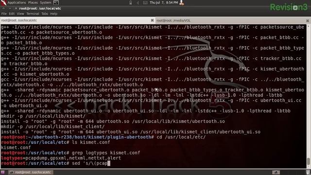Hak5 - Capture & Analyze Bluetooth Packets with Kismet, Wireshark& Ubertooth One in BackTrack 5 смотреть онлайн