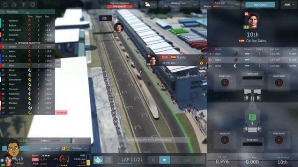 F1 2021 Motorsport Manager Mod Ferrari #12 Monza Woes