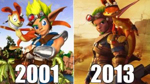 Эволюция серии игр Jak and Daxter [2001-2013]