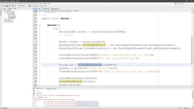 2.4 Simple java server client application Beginner part 2 (Arabic عربي) смотреть онлайн