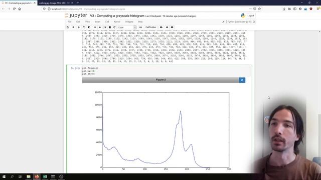 Image processing (3) | Image Information | Computing a grayscale histogram смотреть онлайн