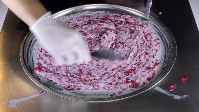 ASMR - Roses Ice Cream Rolls | oddly satisfying Valentines Day ASMR - fast rough Triggers & Tingles смотреть онлайн