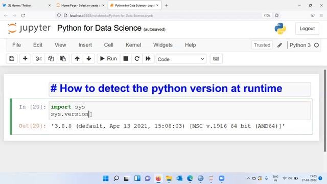 How to detect the python version at runtime? смотреть онлайн
