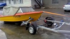 лодка Крым на прицепе МЗСА 81771D