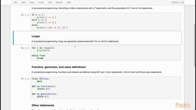 Functional Programming in Python : The Difference Between Statements and Expressions | packtpub.com смотреть онлайн