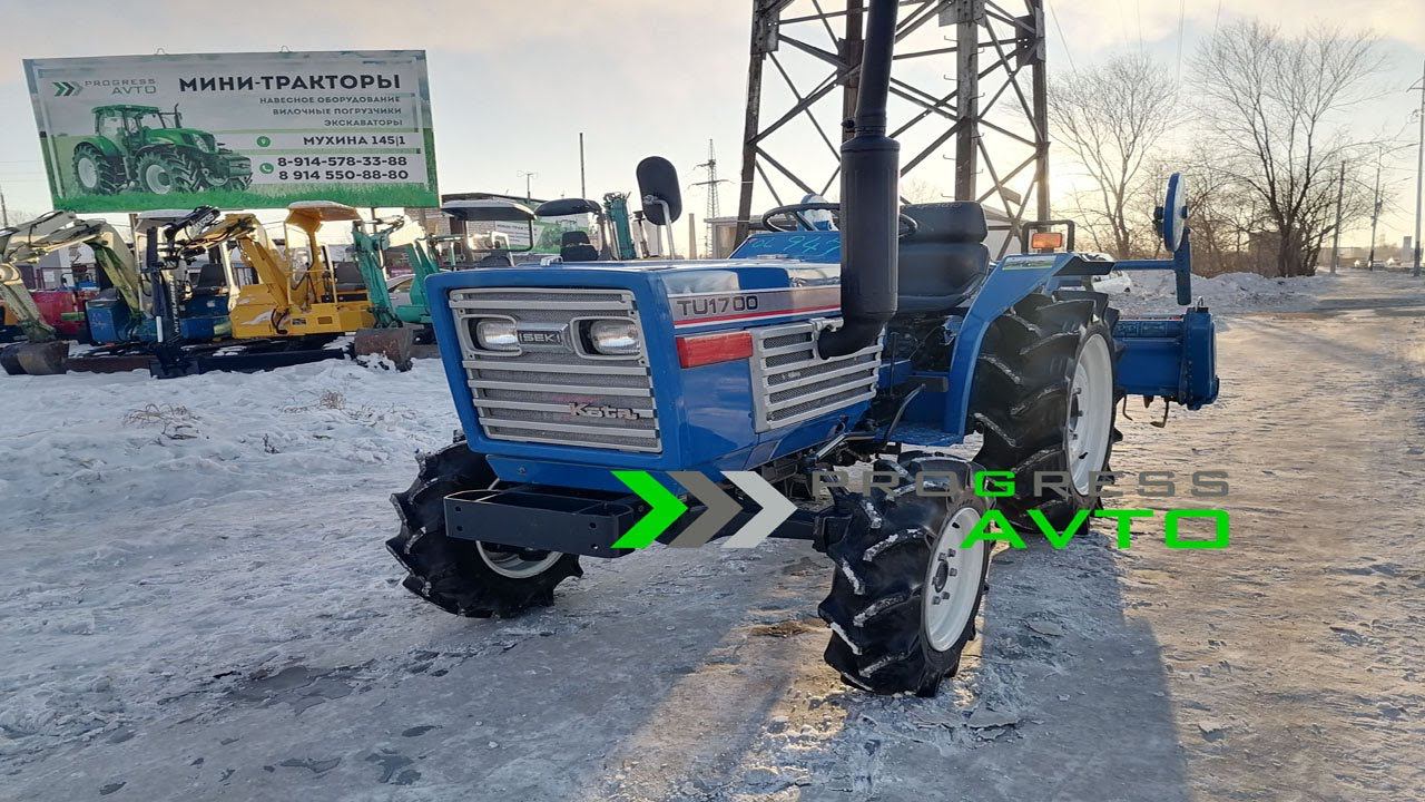 Кто ждал новый обзор смотри скорее! японский мини трактор ISEKI TU1700 с почвенной фрезой в Улан-Удэ смотреть онлайн