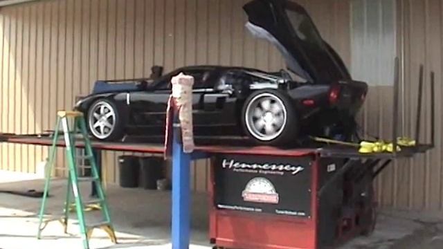 Hennessey GT1000 Twin Turbo / Supercharged Ford GT Dyno Run смотреть онлайн
