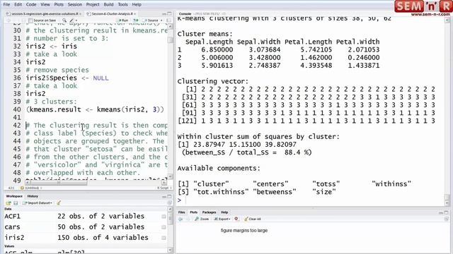 Cluster Analysis using IRIS Data смотреть онлайн