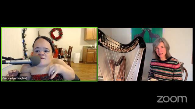 Gaelynn Lea's Very Merry Music Session with Guest Artist Kim Robertson [Live Concert #95] смотреть онлайн